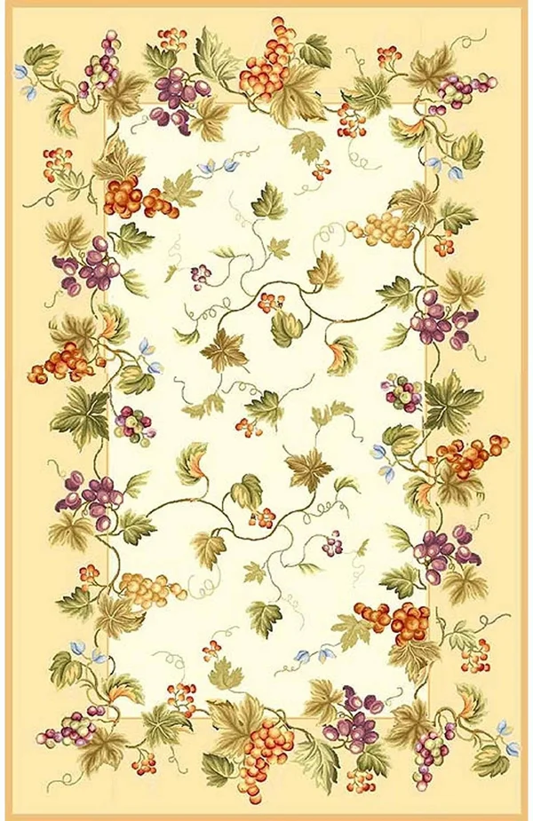 Safavieh Chelsea HK116A 5&6x22 x 5&6x22 Round Ivory Area Rug