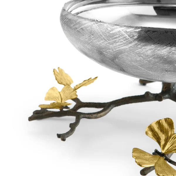 Michael Aram Butterfly Ginkgo Footed Centerpiece Bowl