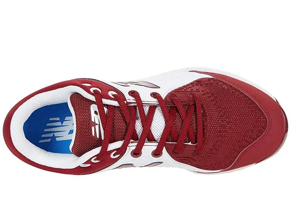 New Balance Men's 3000 V5 TPU Baseball Cleats, Maroon/White