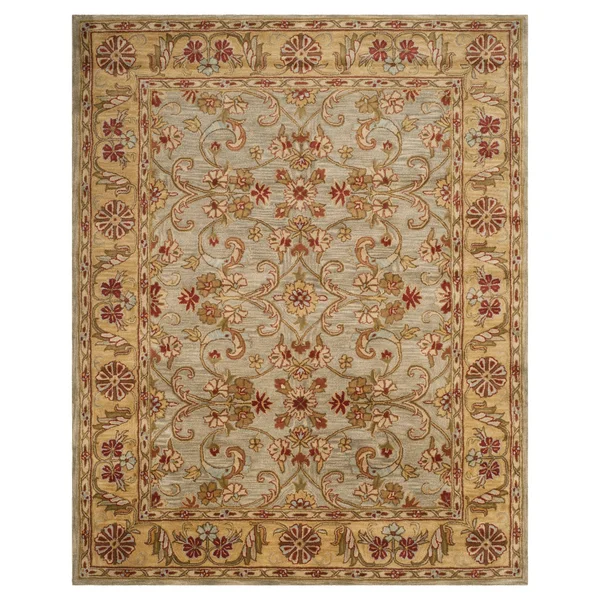 Safavieh 4& x 6& Classic CL324A Light Green, Gold Rug