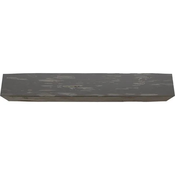Ekena Millwork MANUPC04X04X72AC 4x22H x 4x22D x 72x22W Pecky Cypress Faux Wood Fireplace Mantel, Aged Cedar