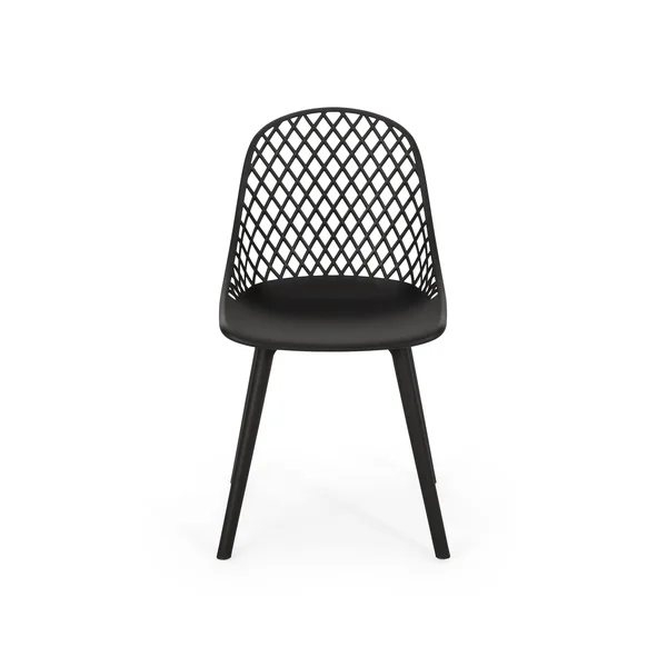 Christopher Knight Home 312476 Delora Outdoor Dining Chair (Set of 2), Black