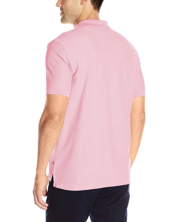 Nautica Men's Short-Sleeve Solid Deck Polo Shirt Red, Small