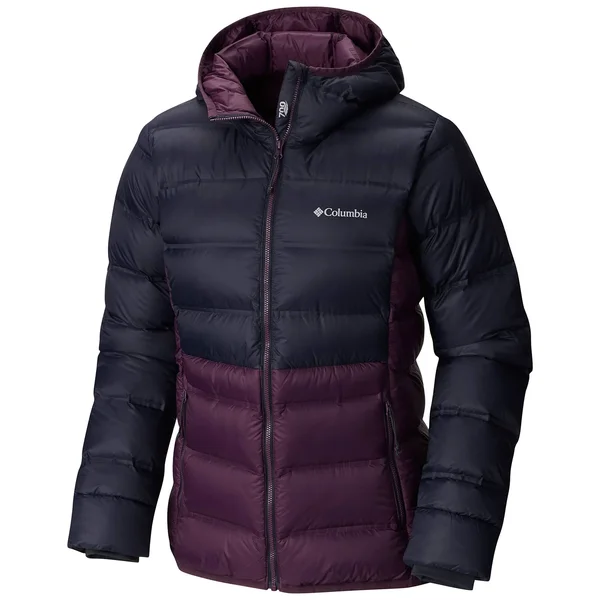 Columbia Explorer Falls Hooded Down Jacket - Women's Dusty Purple/India Ink, Xs