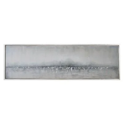 'Tides Edge Abstract' - Picture Frame Print on Canvas Wade Logan