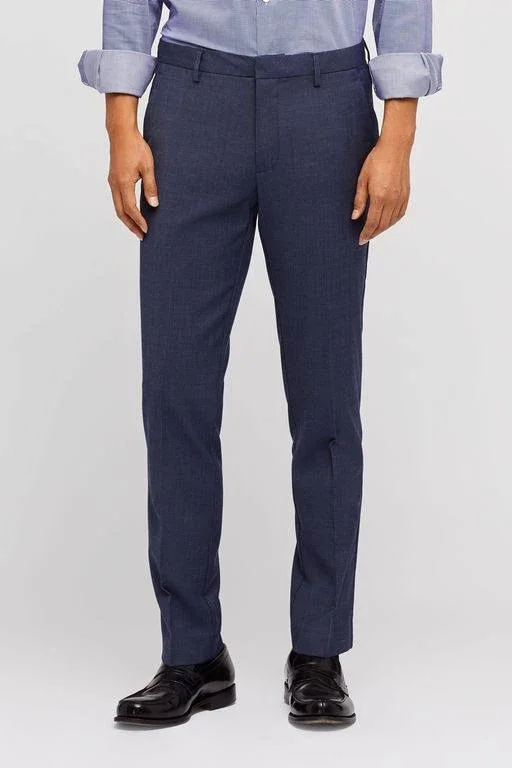 Bonobos Tech Wool Dress Pants - Blue - Casual Pants