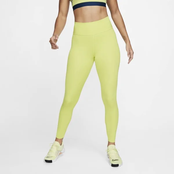 Nike One Luxe Women's Mid-Rise 7/8 Tights in Limelight/Green, Size: XL, BQ9994-367