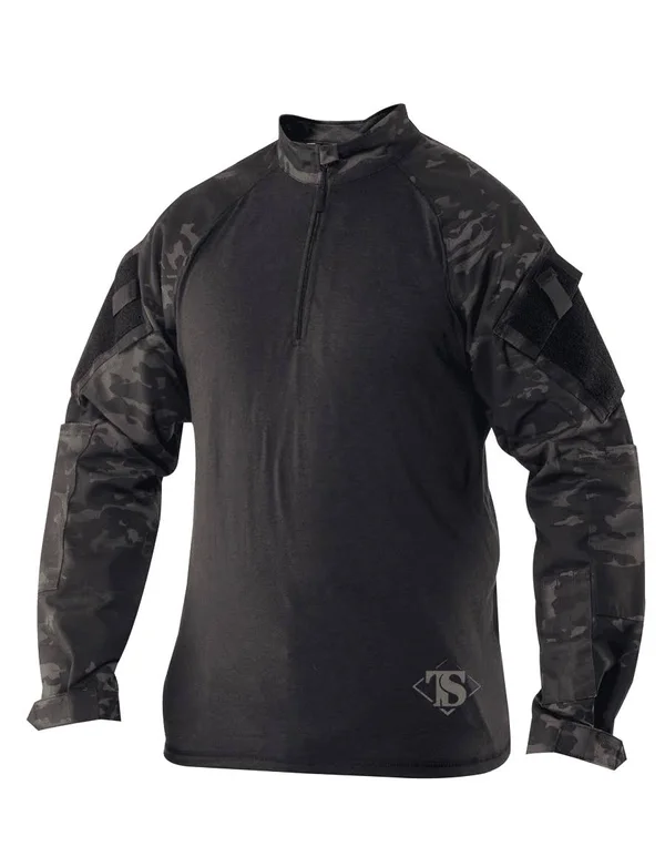 Tru-Spec 1/4 Zip Combat Shirt Multicam 50/50 Nyco