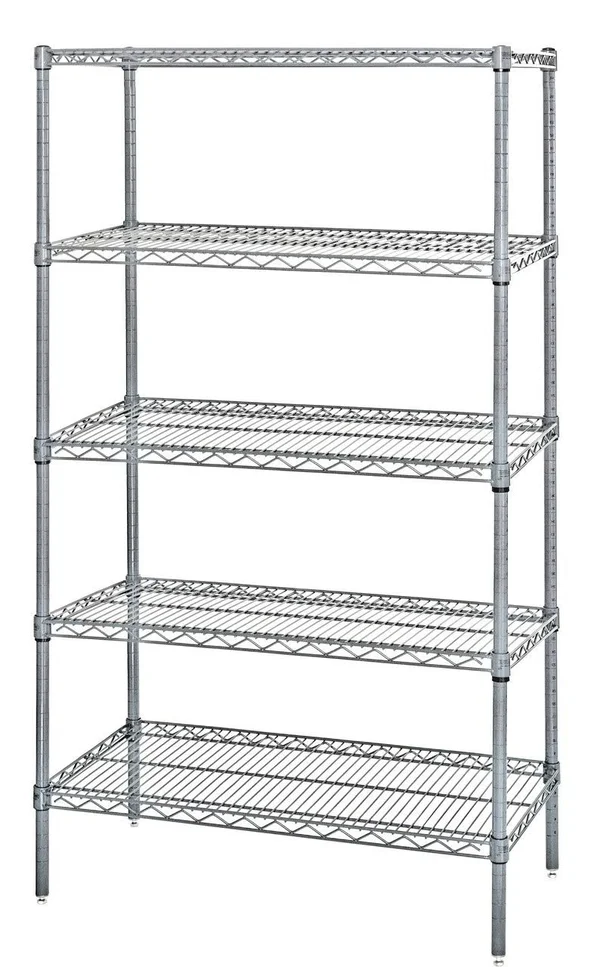 Quantum Storage Systems, 21 inch x 48 inch x 54 inch Stainless Steel 5-Shelf Unit - WR54-2148S-5