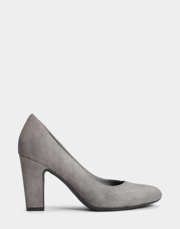 Aerosoles Women's Octagon Pump, Size: 12, Grey Microfiber