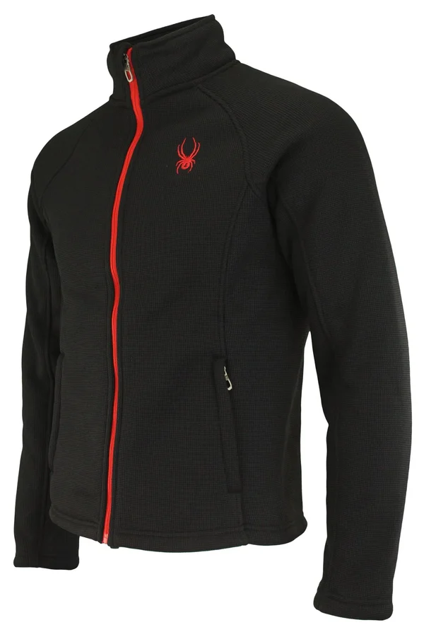 Spyder Steller Full Zip Jacket for Men Black Medium