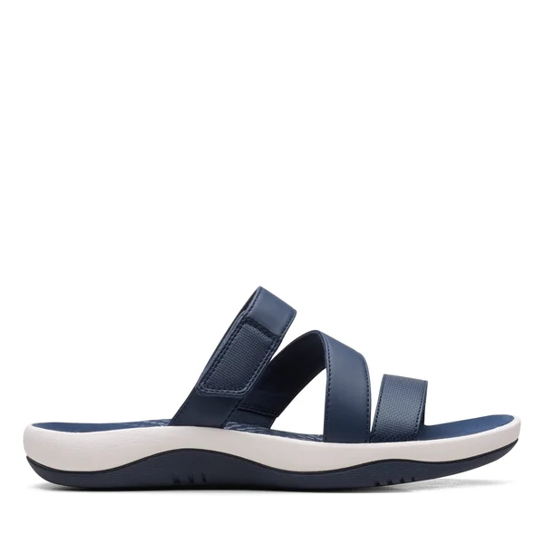 Clarks Women's Cloudsteppers Sunmaze Coast Sandal Navy 11