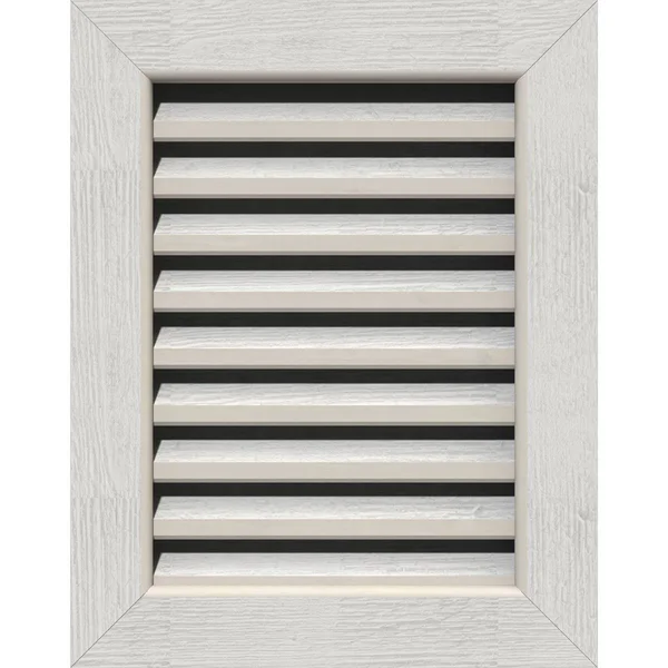 Ekena Millwork GVWVE14X1801RFPWR 14x22W x 18x22H Vertical Gable Vent (19x22W x 23x22H Frame Size): Primed, Functional, Rough Saw