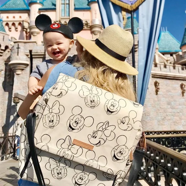 Petunia Pickle Bottom - Boxy Backpack (Sketchbook Mickey & Minnie)