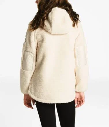 The North Face Campshire Pullover Hoodie - Girls& Vintage White, L