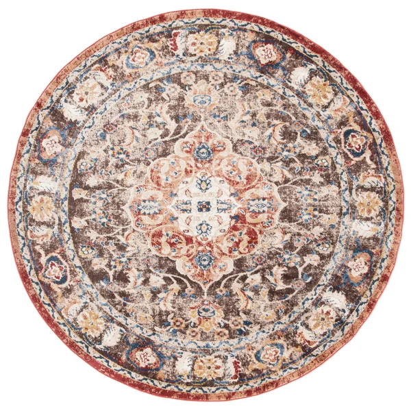 Safavieh Bijar Brown & Rust 8& x 10& Rug