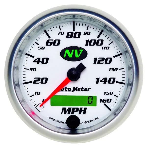 Autometer NV Programmable Speedometer 7488