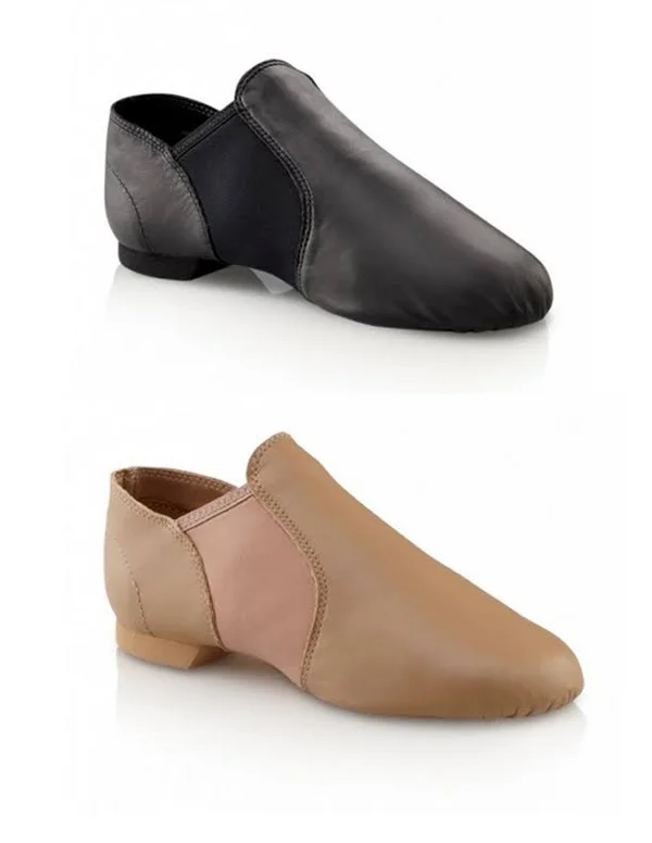 Capezio EJ2C Child E-Series Jazz Slip on Shoe Sizes 10-1.5 M - W - Size 7
