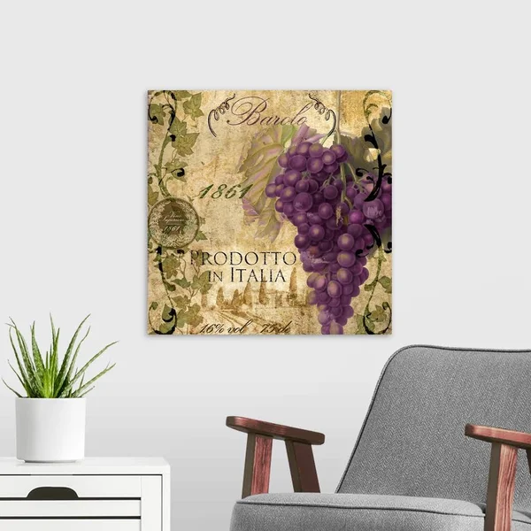 Vino Italiano II - Canvas Wall Art, 20x20, Great Big Canvas