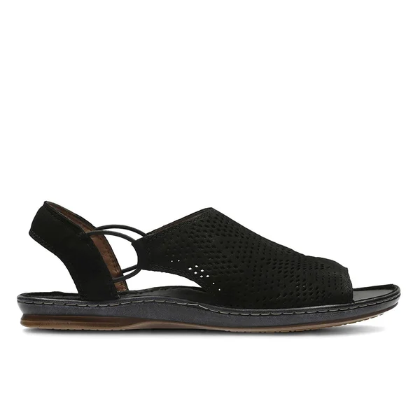 Clarks Womens Sarla Cadence Closed Toe Sandals - Black