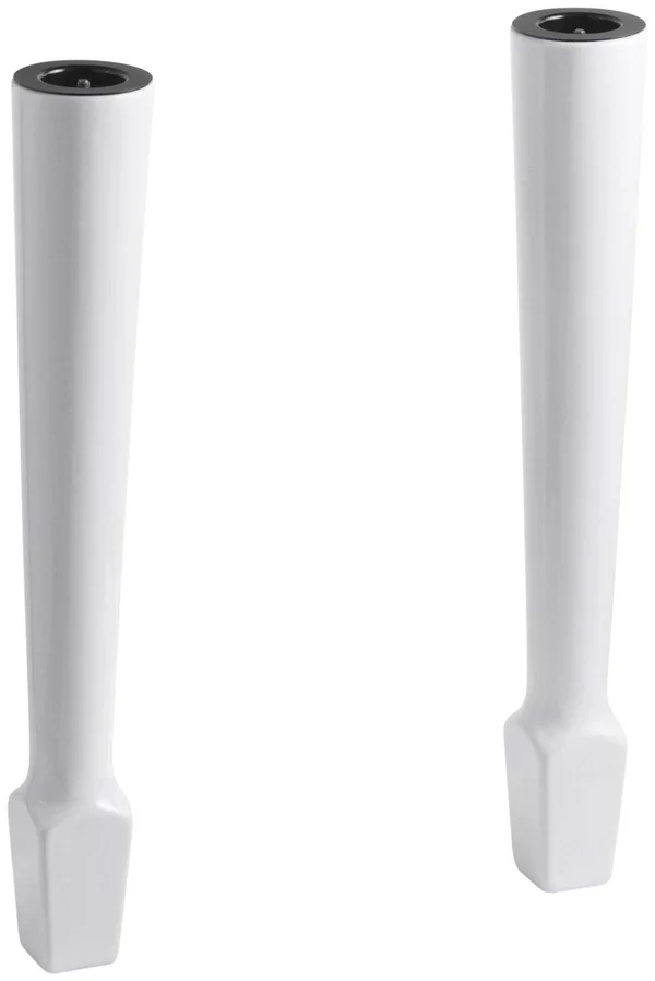 Kohler K-6617-0 Harborview Fireclay Legs (Pair) White