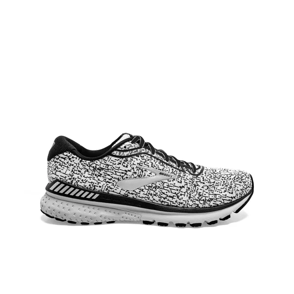 Women's Brooks Adrenaline GTS 20 Running Shoe - White/Black - Size 5.5