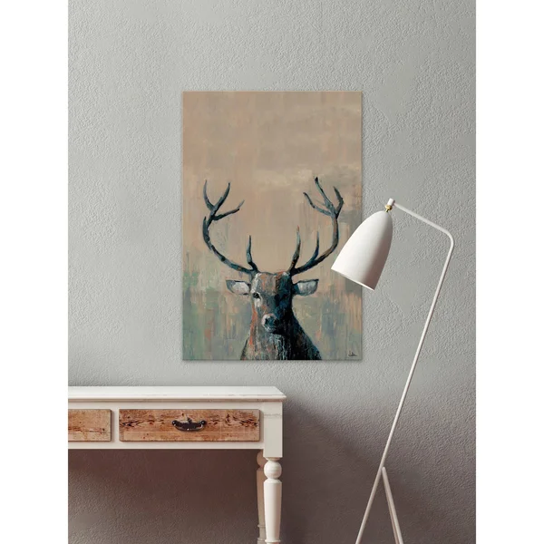 Marmont Hill What Up Buck Canvas Wall Art - Size: 60 inch x 40 inch