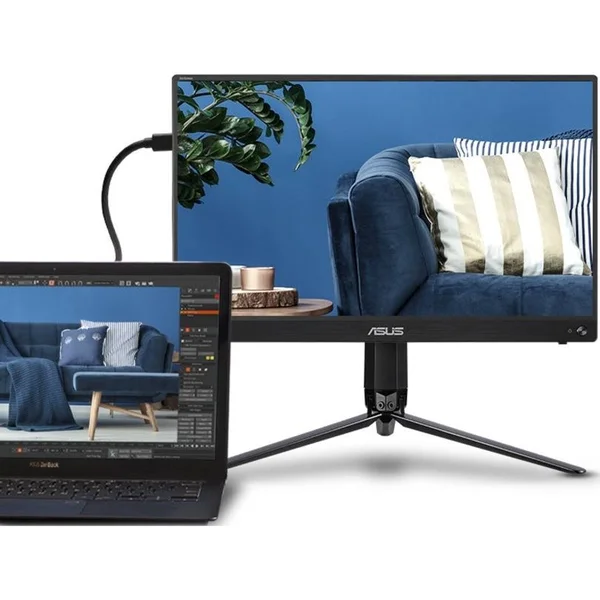 Asus ZenScreen MB16ACV 15.6x22 LED LCD Monitor - 16:9 - Silver