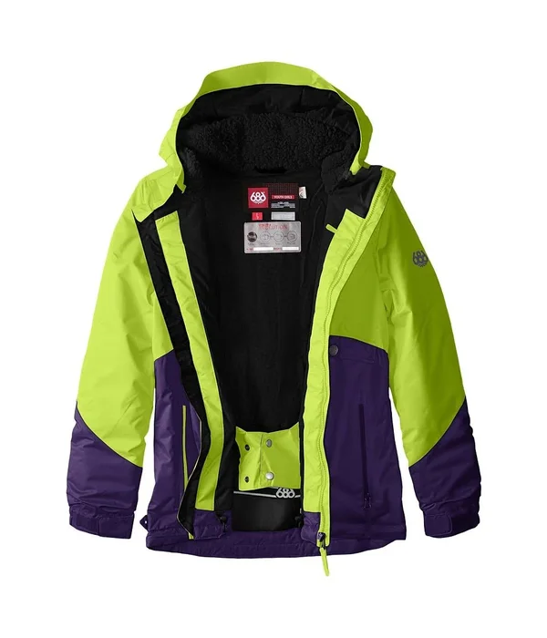 686 Girl's Wendy Insulated Jacket Violet Colorblock - XL