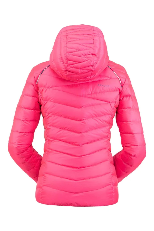 Spyder Women's Timeless Hoodie Down Jacket - XL - White
