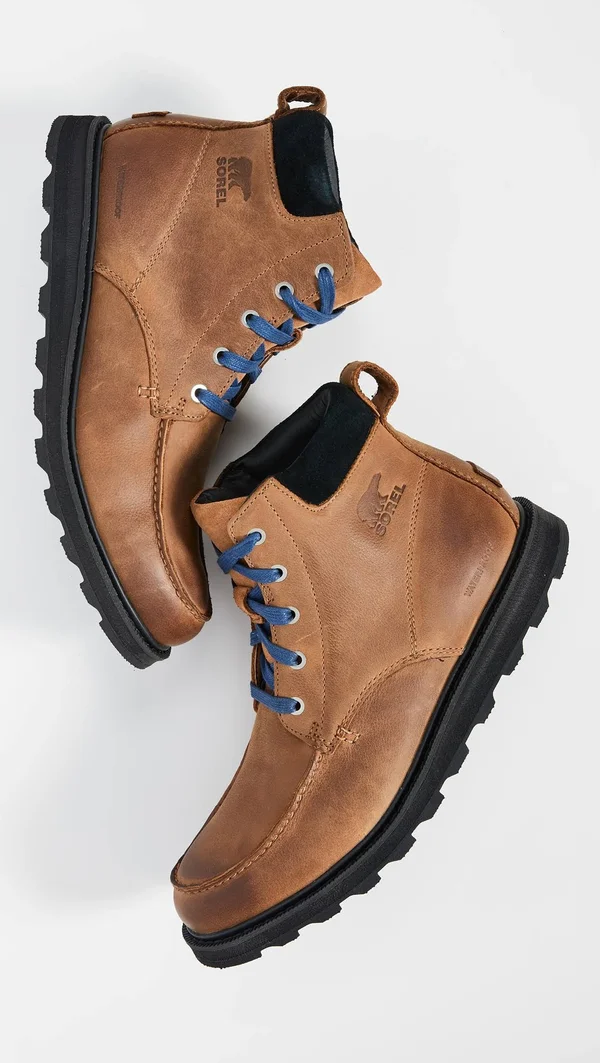 Sorel Men's Madson Moc Toe Waterproof Boot - 10 - Elk