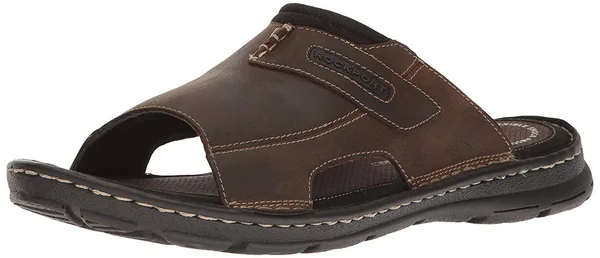 Rockport Men's Darwyn 2 Slide, Size: 7 W, Brown