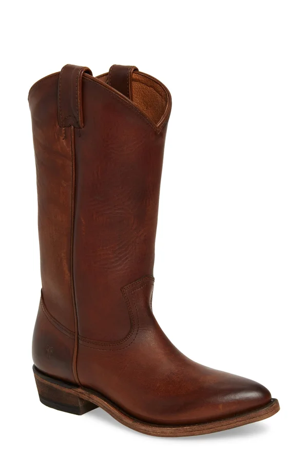 Frye Women's Billy Pull on Boot Cognac 7.5