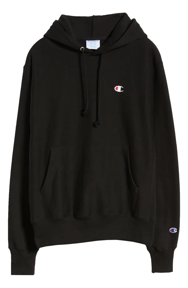 Champion Men's REVERSE Weave Hoodie - Black