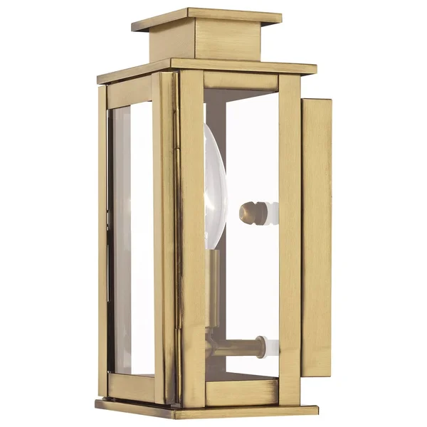 Livex Lighting Princeton Outdoor Wall Lantern Vintage Pewter 1 Light 20191-29