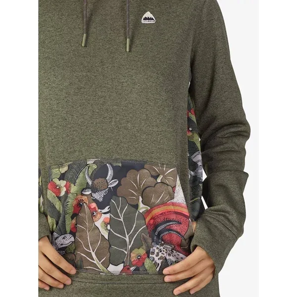 Burton Women's Oak Pullover Hoodie Rose Brown Heather, Small