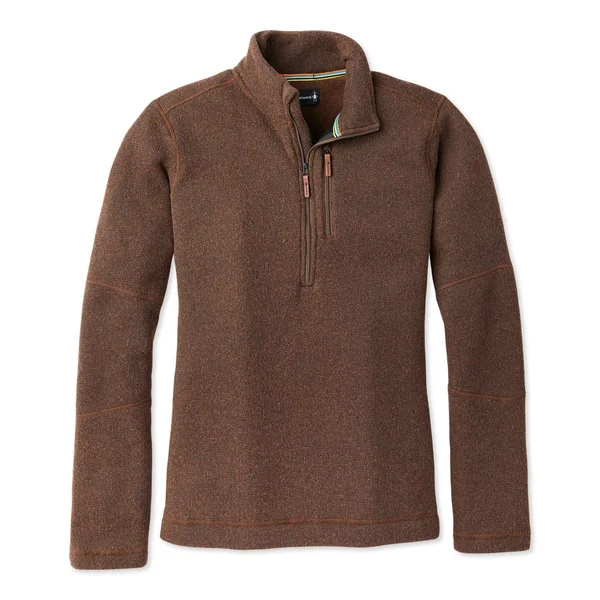 Smartwool Hudson Trail Fleece Half Zip Sweater - Men's Navy, XXL
