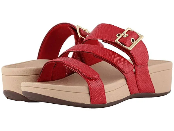Vionic Rio Lizard Women's Sandals Red : 11 M