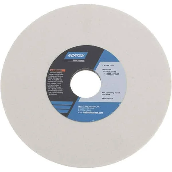 Norton 66252939839 Grinding wheel, t1, 7x1/4x1.25, ao, 150g, pk5