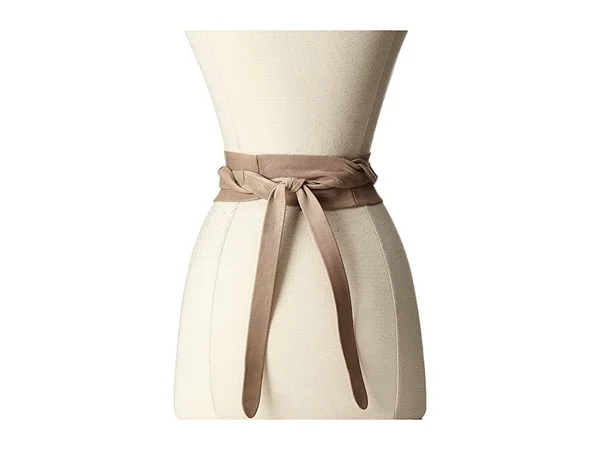 ADA Collection Obi Classic Wrap Belt Women's Belts Taupe
