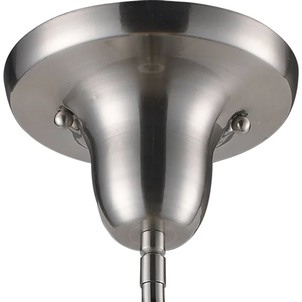 Elk Lighting Schoolhouse 1-Light Pendant in Satin Nickel - 69029-1-LED