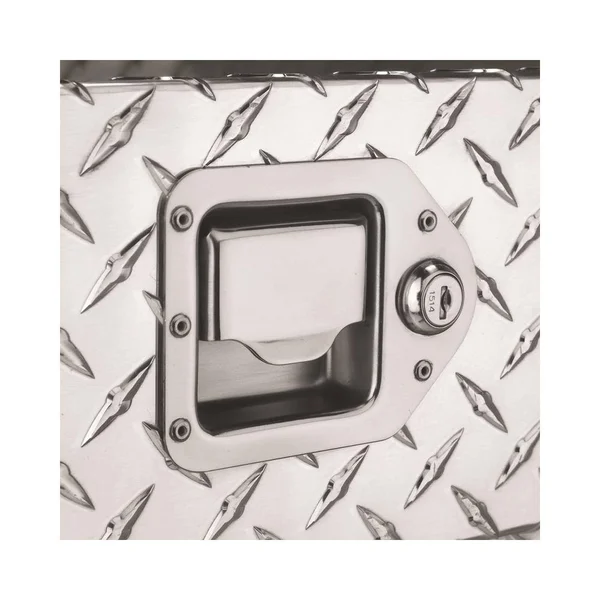Delta 1-301000 Aluminum Single Lid Deep Full-Size Crossover Truck Box (Bright)