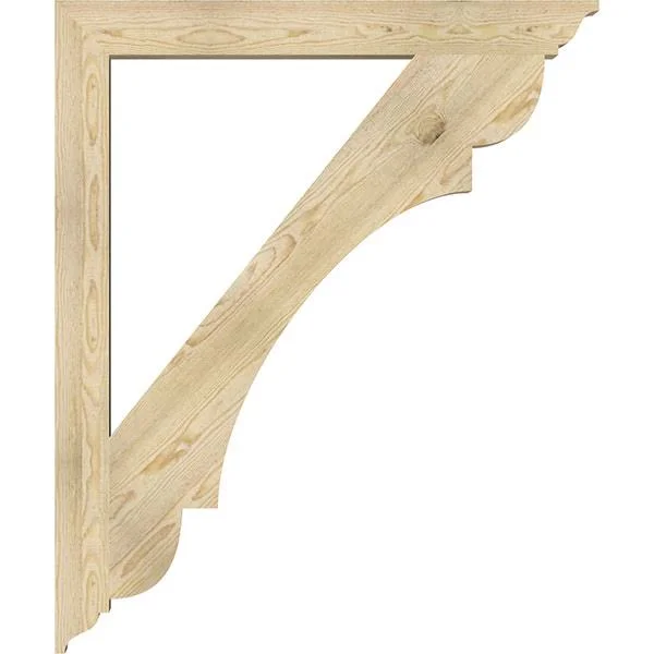 4x22W x 40x22D x 48x22H Olympic Traditional Rough Sawn BRACKET, Douglas Fir