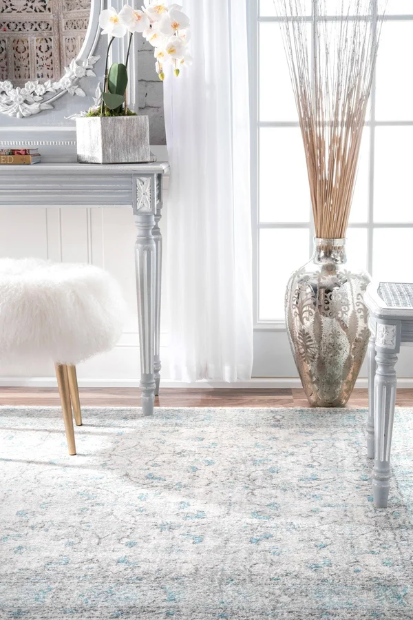 nuLOOM Vintage Rio Area Rug - 6& 7x22 x 9&, Aqua