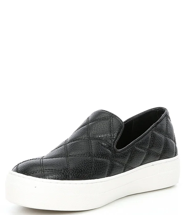 Women's Steve Madden Globe Quilted Slip-On Sneaker - Size 10 M - Grey