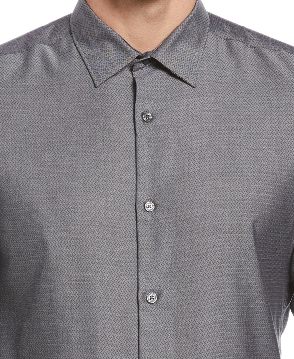 Perry Ellis Mens Slim Fit Button Down Long Sleeve Shirt