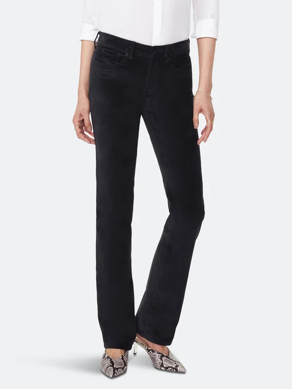 Nydj Women's Marilyn Straight Pants - Black - Black - 10