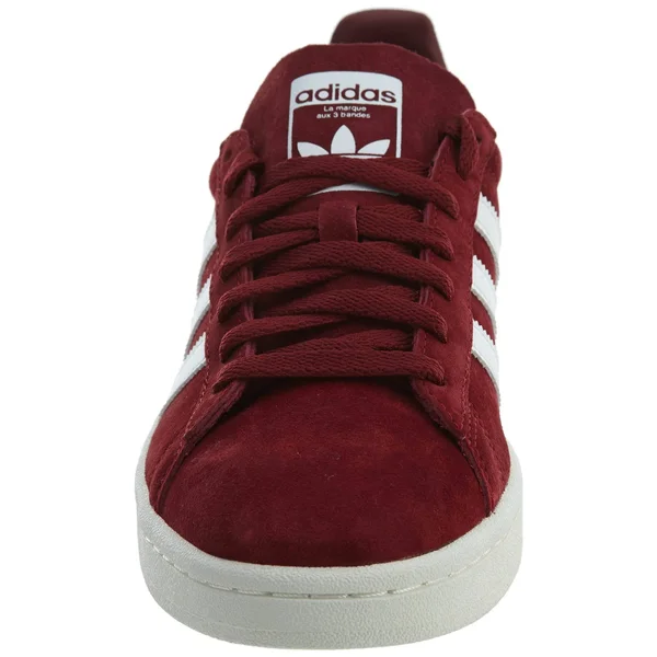 Adidas Men's Originals Campus Shoes: Burgundy/White 12 BZ0087