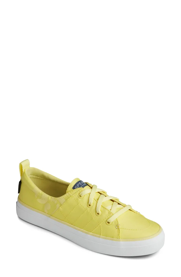 Women's Sperry Top-Sider Crest Vibe Bionic Sneaker, Size: 9.5, Yellow