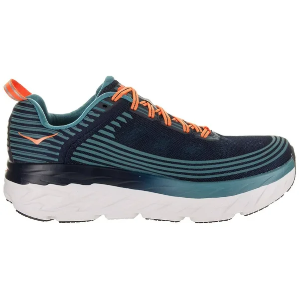 Hoka One One Men's Bondi 6 Running Sneaker - Black Iris/Storm Blue, Size 9.5M
